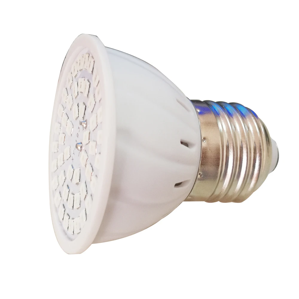 Yabstrip светодиодный светильник для выращивания красного и синего цвета SMD2835 48 светодиодный s E27 Лампа 220 В с держателем лампы для выращивания в помещении Veg plant fitolamp phyto lamp