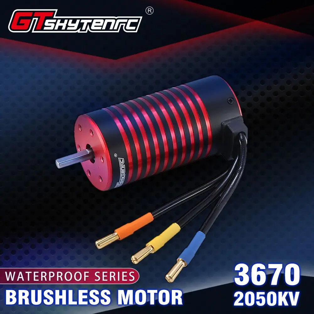 

GTSKYTENRC 3670 2050KV 2650KV Brushless Motor for GTR/Lexus 2S 1:10 3S 4S 1:8 RC Drift Racing Off-road Car Truck Sensorless