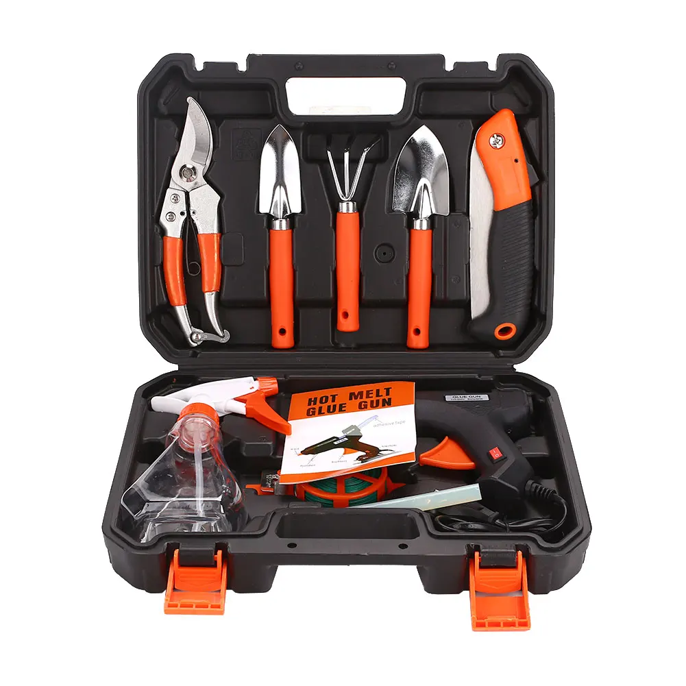 Gardening Toolbox Bonsai Toolbox Durable Garden Tool Set Stainless Steel Garden Planting Multifunctiona Kit Botanic Garden strawberry grow bag gardening flower pot planting bag living indoor wall planter garden tool