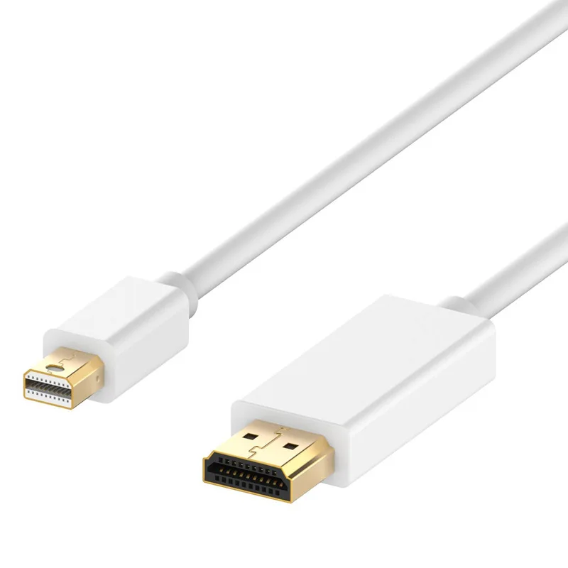 Amkle Mini DP to HDMI Cable Male to Male Adapter Mini DisplayPort for Macbook Pro Air Projector Laptop Monitor Camera Projector Amkle Mini DP to HDMI Cable Male to Male Adapter Mini DisplayPort for Macbook Pro Air Projector Laptop Monitor Camera Projector
