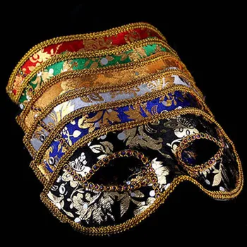 

Man Men Venetian Lace Sequin Eye Mask Costume Prince Masks Party Props wedding birthday Halloween Christmas Xmas