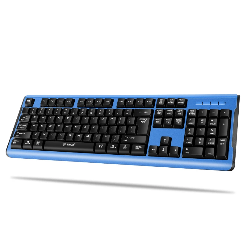 Sunrose Jskj-9812 Splashproof Usb Проводная 104 клавиш Подвеска Тихая игровая клавиатура для домашнего офиса компьютерная игра