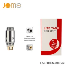 RU/США На Складе! 5 шт./упак. Джомо Lite 60 Вт Lite 80 Вт Lite 65 Вт 0.4ohm Испарители Электрические Сигареты Распылитель Core Танк Катушки Jomo-C12