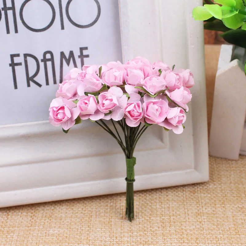 12 Pcs Mini Foam Rose Artificial Flowers for Home Wedding Car Decoration DIY Pompom Wreath Decorative Bridal Flower Fake Flower 12 Pcs Mini Foam Rose Artificial Flowers for Home Wedding Car Decoration DIY Pompom Wreath Decorative Bridal Flower Fake Flower