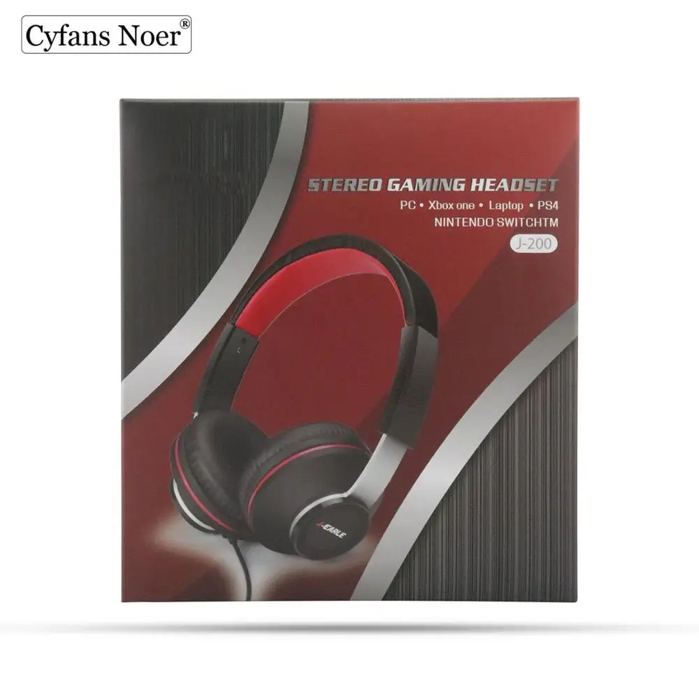 Накладные Игровые наушники Cyfans Noer 3 5 мм с микрофоном и шумоизоляцией|Наушники