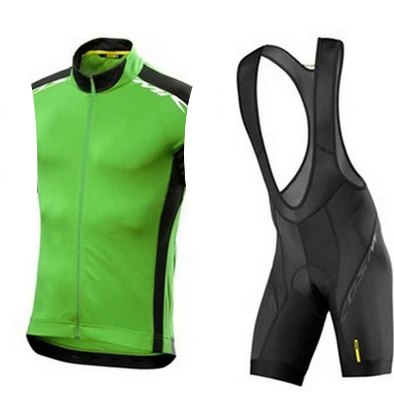

MAVIC Cycling Jersey set Men Summer Team Vest Sleeveless bicycle Bike Clothing Ropa Ciclismo Cycling Clothing Sports Suit