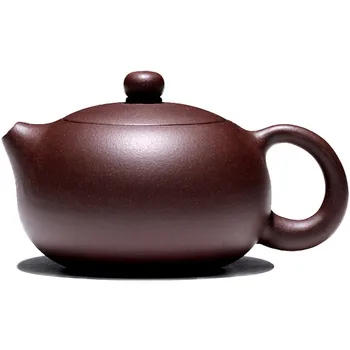 

Purple clay pot, pure manual teapot and four teacups (one set).