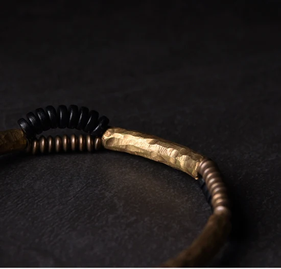 Handcrafted-Antique-Finish-Copper-Bracelet-Black-Wood-Ebony-Vintage-Jewelry-For-Men-Women-Trendy-Street-Fashion-Bangle (2)