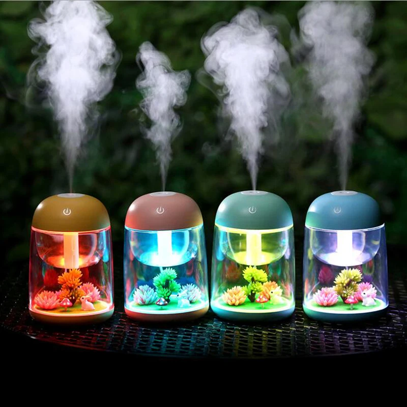 Micro Landscape Ultrasonic Air font b Humidifiers b font New Portable USB Mini font b Humidifier