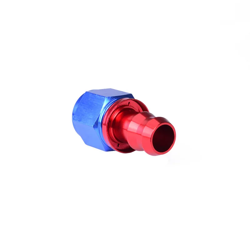 SPEEDWOW AN6 топливный нажимной шланг Конец алюминиевые фитинги масляный радиатор многоразовый адаптер 0 45 90 180 градусов масляная линия фитинг красно-синий
