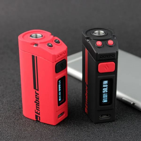 

DOVPO ember Box Mod Battery for Electronic Cigarette RTA,RBA,SUBTANK Atomizer 50w Box Mod Battery Built in e Cigarette Battery