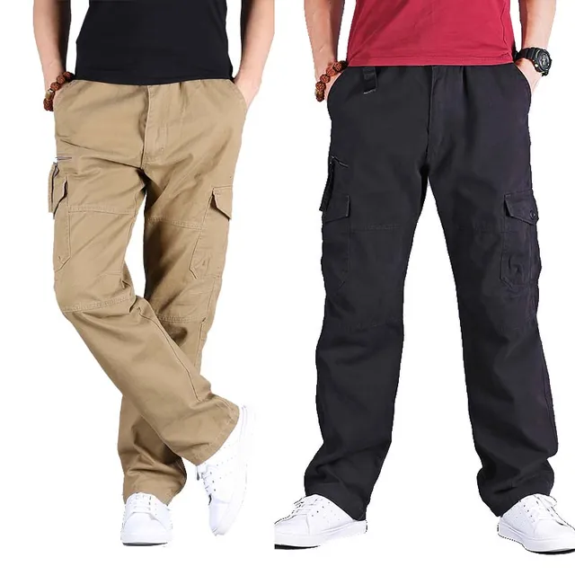 Spring Winter Big Size 7XL Durable Cargo Pants Men Cotton Trousers ...