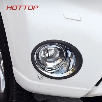 

Front Fog Lamp Light Cover Glossy trim car styling sticker for Toyota Land Cruiser Prado FJ 150 Accessories 2018