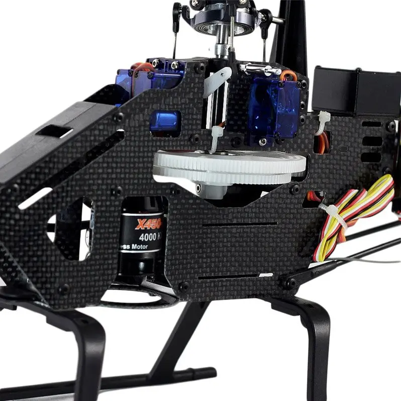 Титан 450 Pro углеродное волокно RTF 6CH 2 4 ГГц пульт дистанционного управления 3D Fly Align T