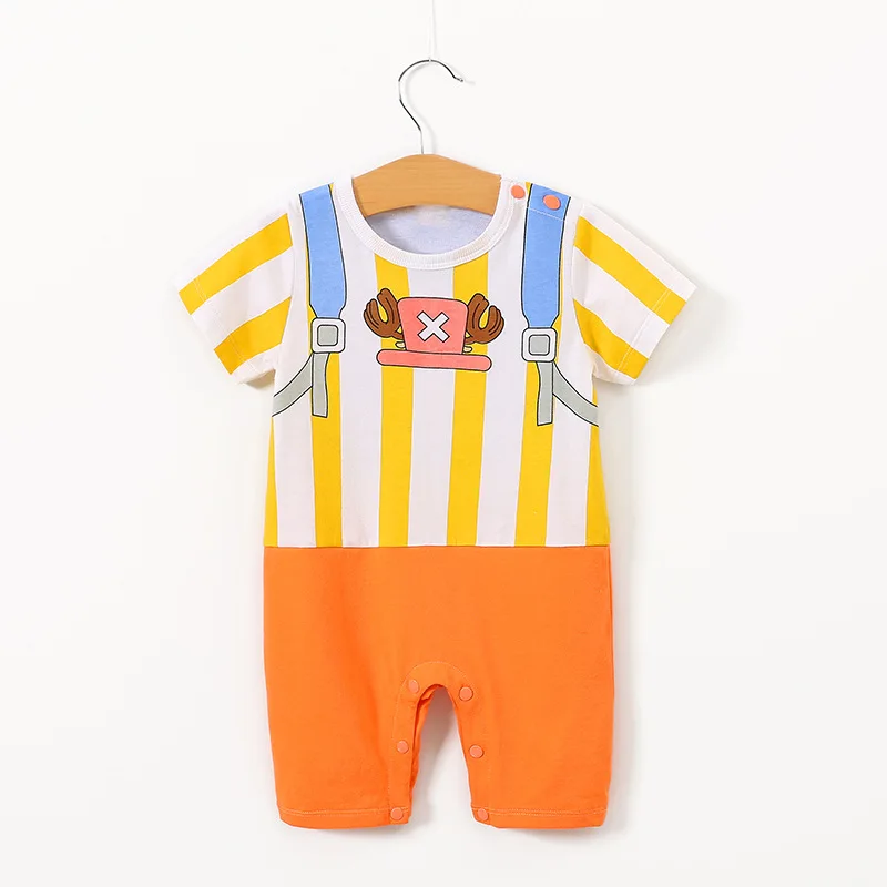 الكرتون النمذجة الطفل الملابس لطيف طبيب المروحية سروال قصير للأطفال الرضع من قطعة طفل الصيف تأثيري مجموعات الاطفال اللباس ازياء