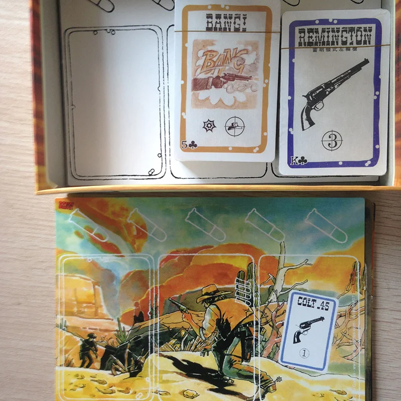 Bang Board Game Paper Card 5-7 Players Game Chinese Version Family Board Game Easy Play