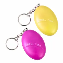 2Pcs/lot Security Protection Cute Mini Egg Shape Self-Defense Alarm Protect Personal Guard safety security Loud Keychain