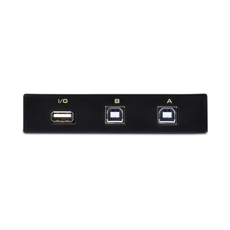 2 Port USB Manual Sharing Switch Box For 2 Computer PC To Share 1 Printer Scanner Switcher FJ-1A2B USB KVM Switch USB Extender Hub USB Splitter Converter