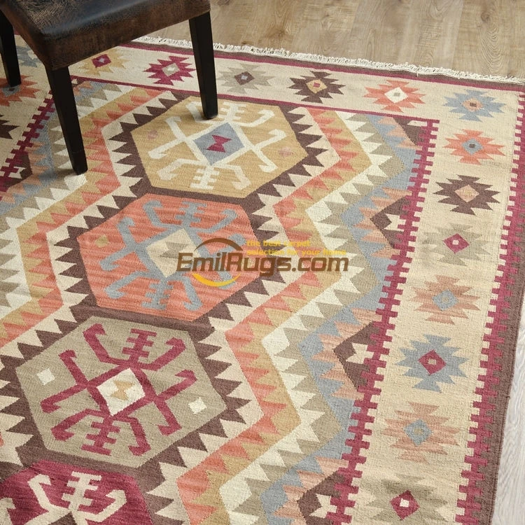 

Retro National Style European Style Turkish Handmade Wool Household KILIM Kilim Living Room Tea Table Bedroom Carpet gc137-1yg2