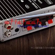 По DHL или FedEx 50 шт. lepy music 12 В усилитель Hi-Fi стерео усилитель A7USB fm Усилитель мощности домашний аудиоусилитель