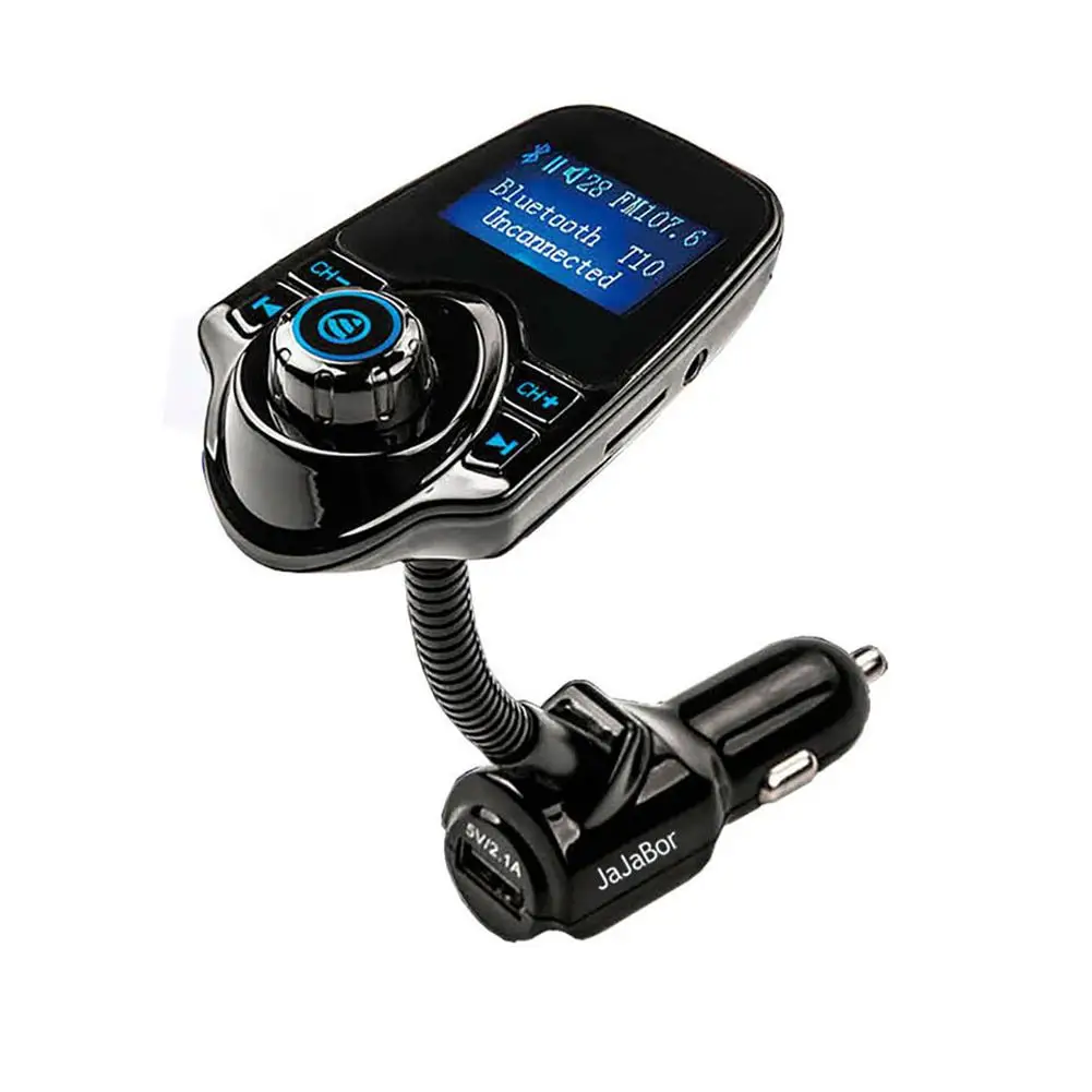 

T10 Car Bluetooth Hands-free MP3 Music Player FM Transmitter Dual USB Charger Car FM Transmitter