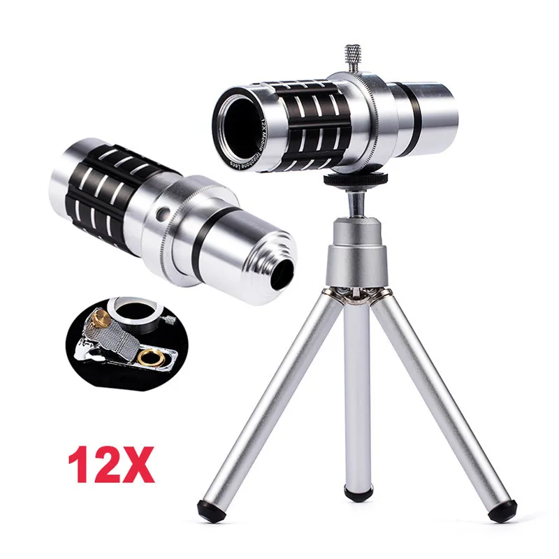 High quality 12x Zoom Telephoto Optical Telescope Lens With Mobile