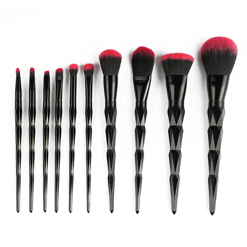 

RORASA 2pcs Makeup Brushes Foundation Blending Power Brush Diamond Eyeshadow Contour Concealer Blush Beauty Cosmetic Makeup Tool