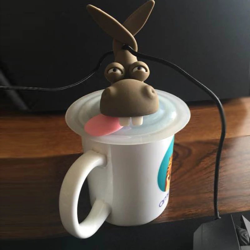 James Donkey Logo Model Donkey Head Mouse Wire Clip,Cable Organizer for iphone6,Mouse Bungee,Cable holder Lovely Decoration Gift