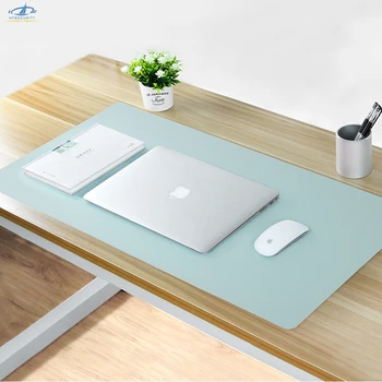

[HFSECURITY] Large Size 800 * 400mm PU Leather Table Desk Mousepad Keyboard Pad Customized Size Waterproof Mouse Mat Office Use