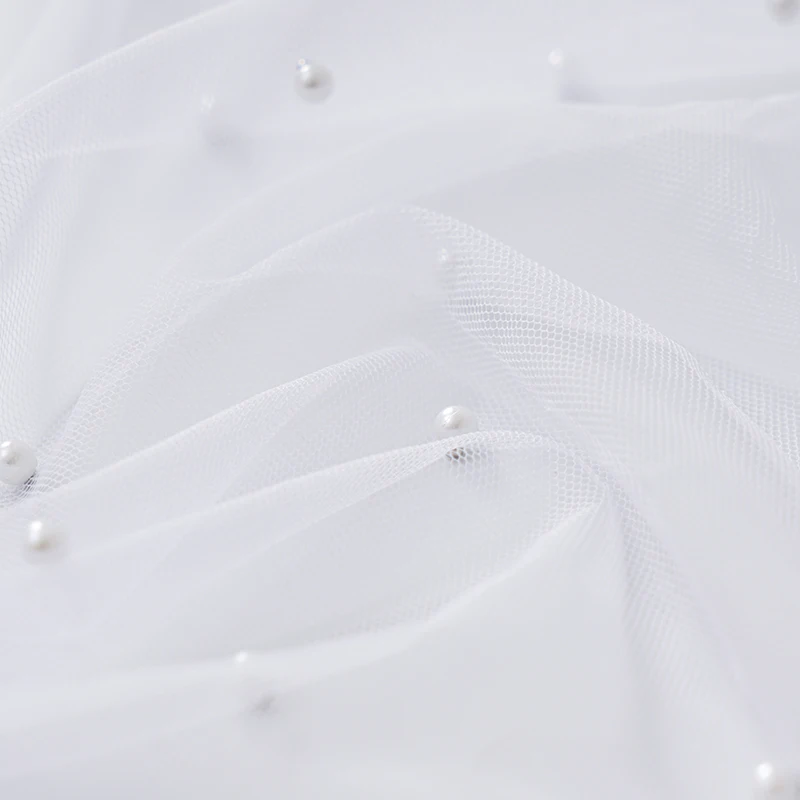 Отделанная бисером ажурная ткань платье ткань материал для шитья синяя кружевная ткань для лета M16