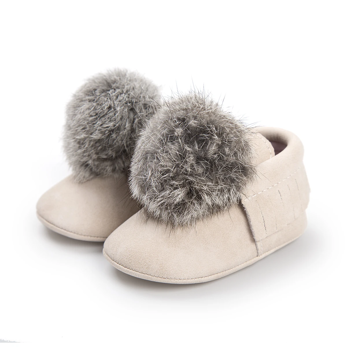 Chaussures Pom pour nouveau-né fille | 2018, jolies bottes, pantoufles chaudes, chaussures de berceau