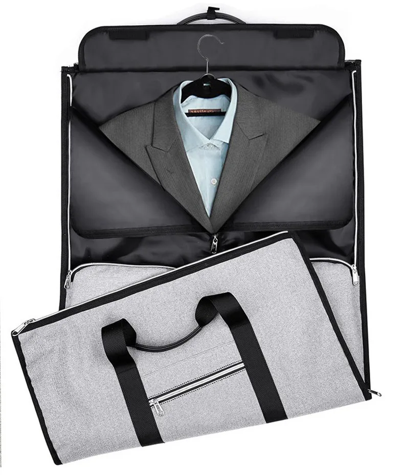 Сумка для путешествий, мужской костюм, дорожная сумка для багажа, водонепроницаемая, деловая, большая, многофункциональная, переносная сумка для хранения