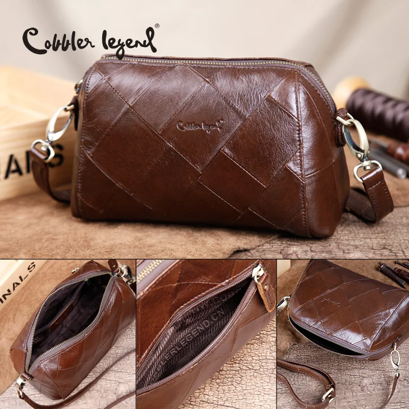 Cobbler Legend 2019 Новая модная женская сумка через плечо из натуральной кожи для
