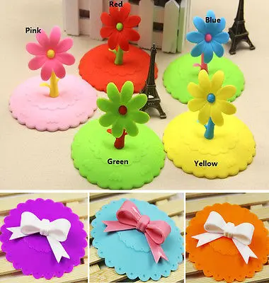 Силиконовая Милая Пылезащитная чашка с подсолнухом кофейная герметичная на