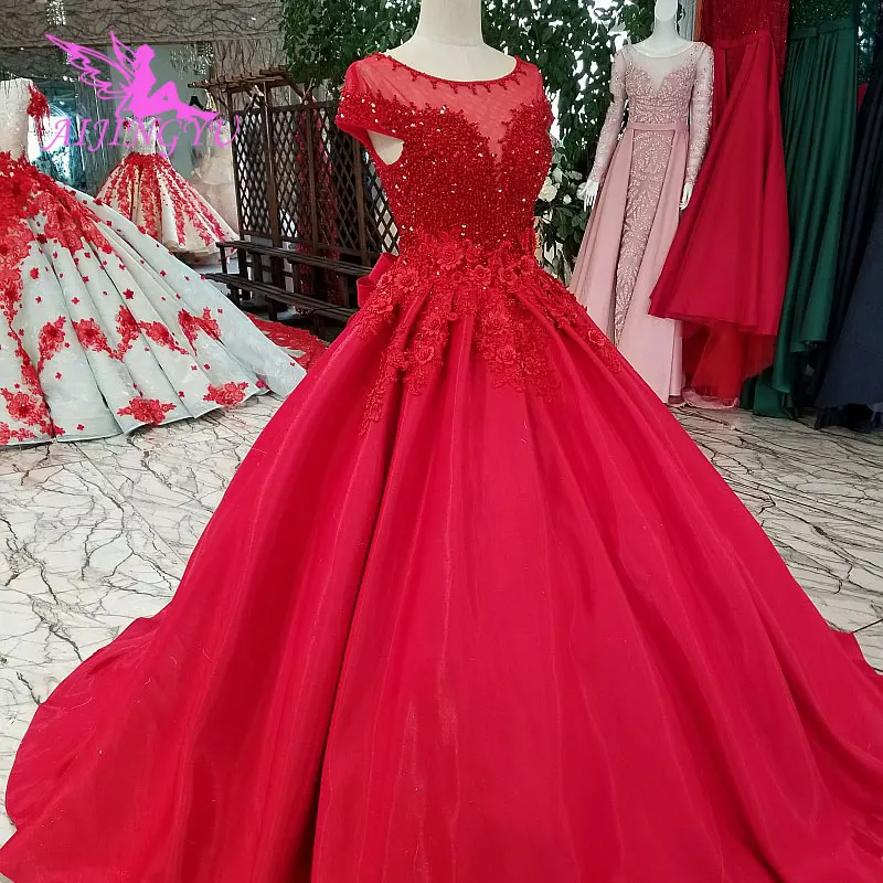 

AIJINGYU Lace Dress Wedding Real Price Spanish Romantic Bridal Medieval Boho Vintage Gown With Cape Silk Wedding Dresses