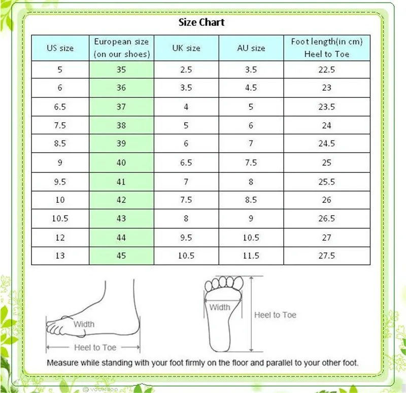women size