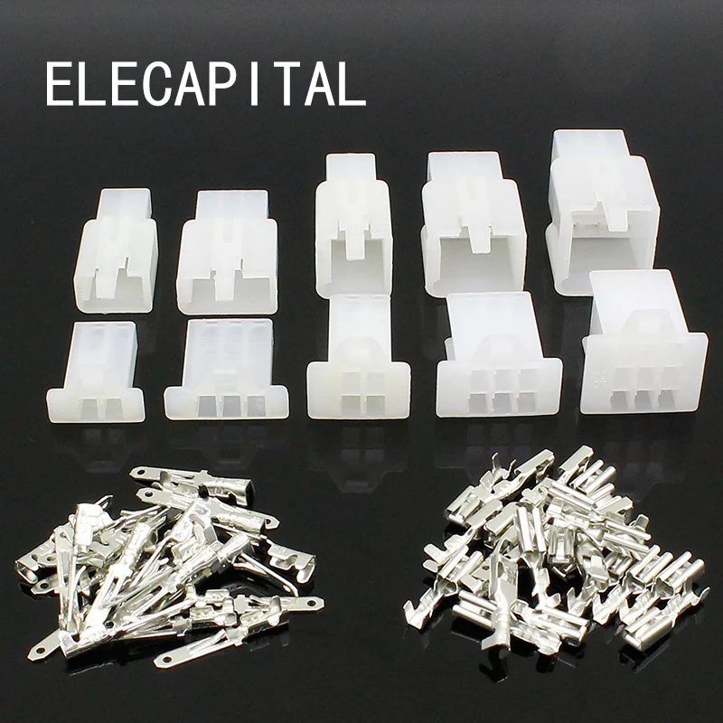 Pins Electrical Wire Connector Car Motorcycle Atv 1 Kit Terminal
