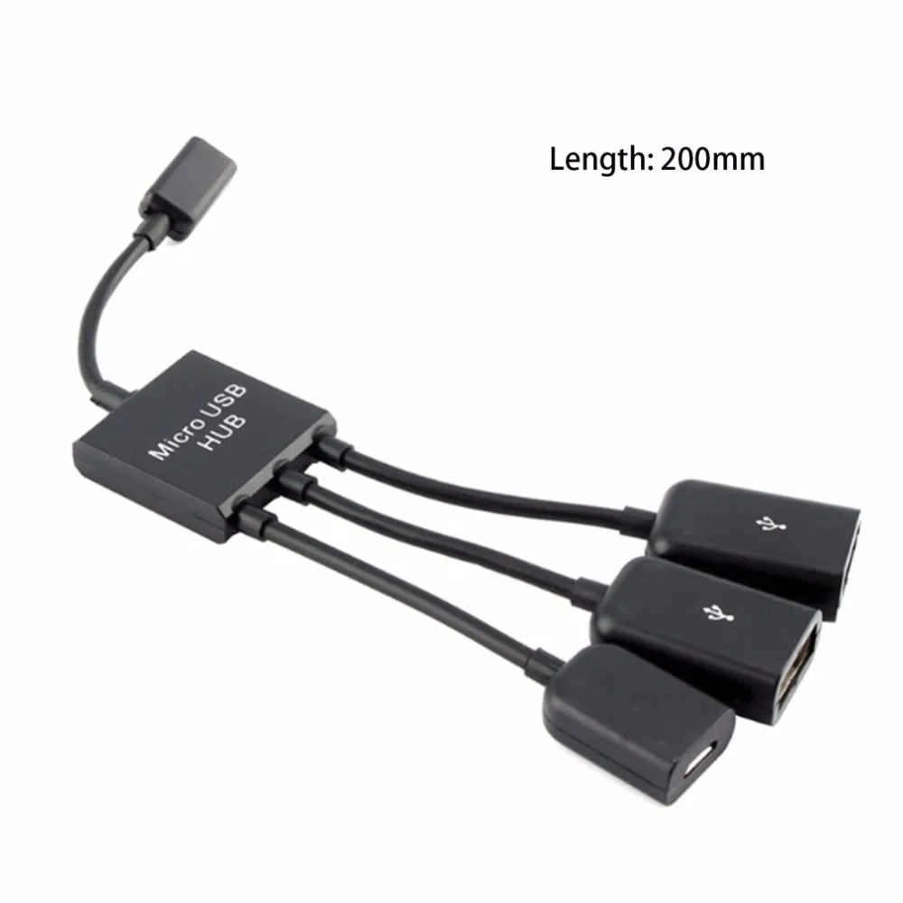 OTG 3/4 порт Micro USB зарядное устройство концентратор кабель разделитель соединитель Адаптер для смартфона компьютер планшет ПК кабель для передачи данных