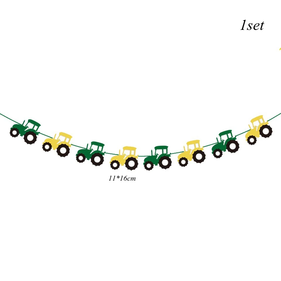 Строительный трактор надувные воздушные шары на день рождения экскаватор автомобиль баннеры детский день рождения, день рождение мальчика вечерние принадлежности - Цвет: Vehicle Banner B