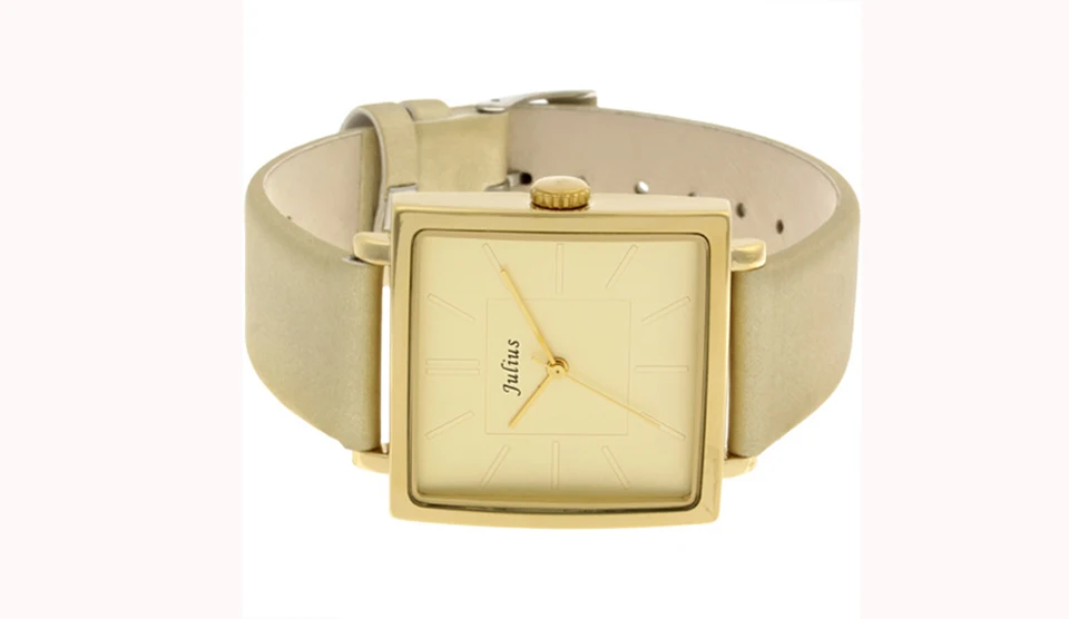 Julius бренд класса люкс кварцевые часы женские ретро квадратный розовое золото Циферблат кожа наручные часы Повседневное платье часы Montre Femme подарок