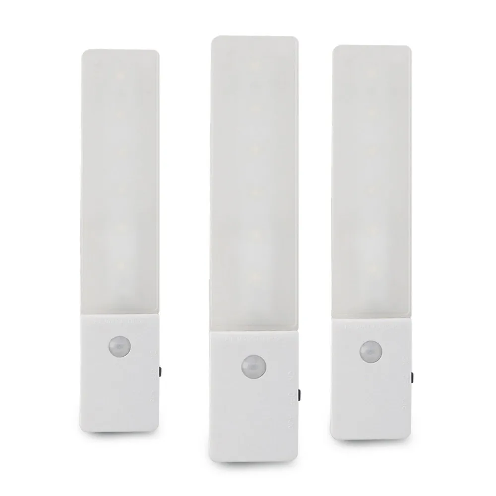 

USB Rechargeable Under Cabinet Lighting, PIR Motion Sensor Switch Control, Headlamp Amber Emergency Nightlight for Bar Hallway