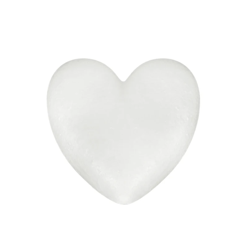 Горячая пенопластовый шар белый ремесло в форме сердца для DIY Рождественская вечеринка свадебные украшения подарки - Цвет: 165mm