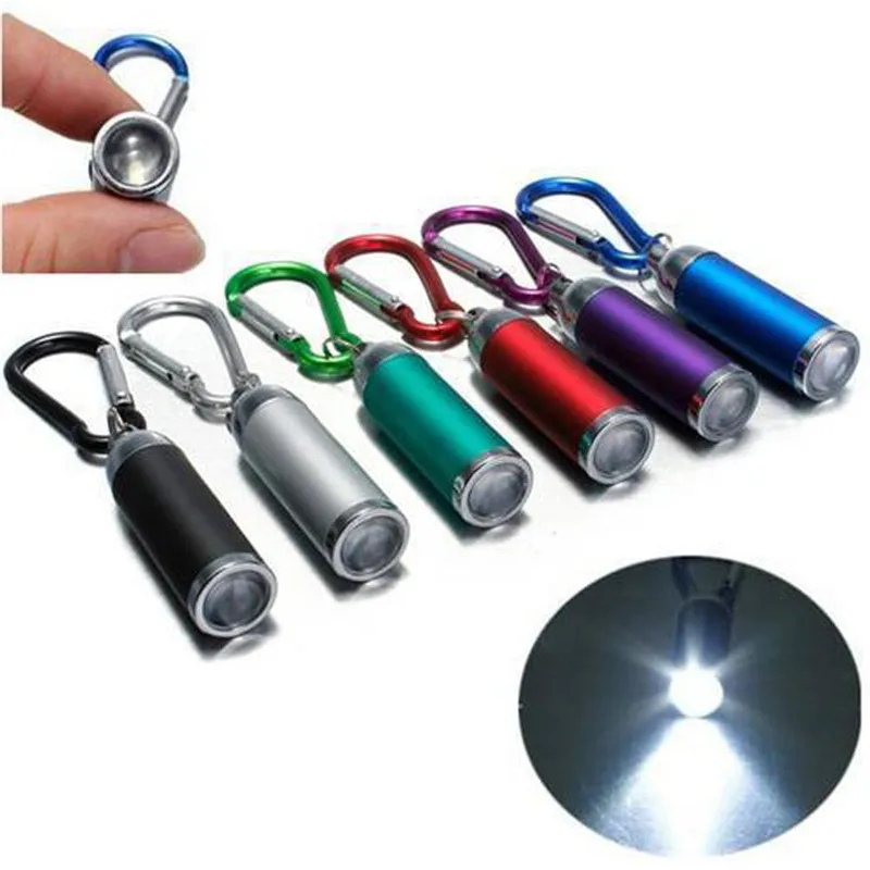 Ultra Bright Mini LED Camping Flashlight Torch Keyring Portable