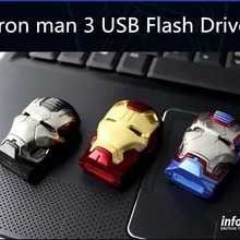 Модель, Железный человек, USB флеш-накопитель, 64 ГБ, 32 ГБ, 16 ГБ, 128 ГБ, Автомобильный ключ, карта памяти, флеш-накопитель, u-диск, флешки, светильник для глаз