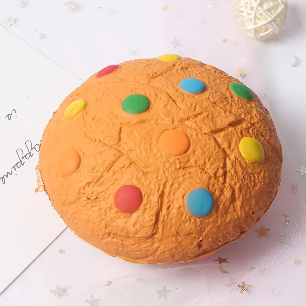 Kawaii новые мягкое выражение шоколадные сендвич-печенье медленно отскакивающие игрушки милые Моделирование Мягкие продукты Детские