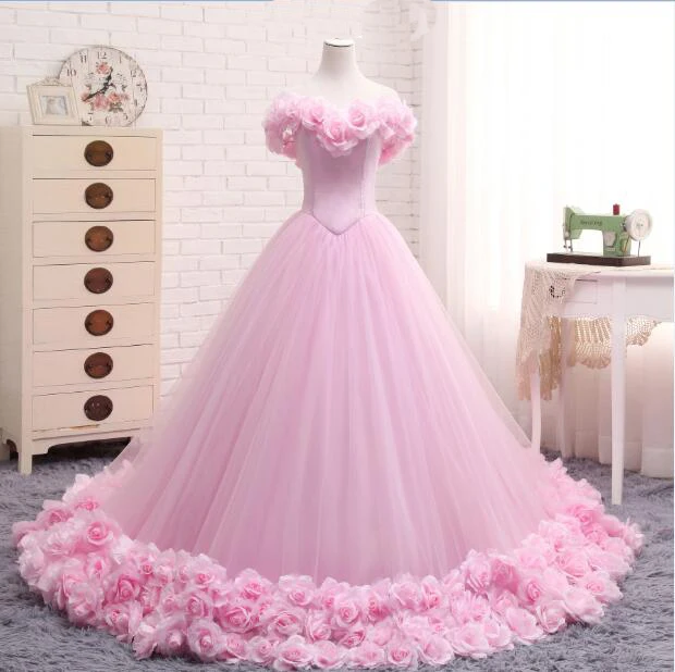 vestido rose princesa