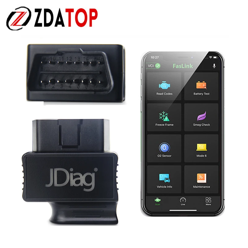 JDiag Fastlink M2 Bluetooth 4 0 FasLink диагностический инструмент считыватель кодов для iPhone Android