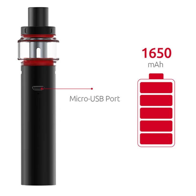Оригинальная ручка Smok Vape 22 Light Edition 1650mAh батарея 4 мл пульверизатор электронная