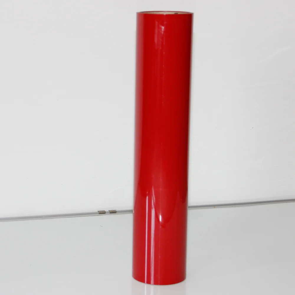 

PVC Iron-on Heat Transfer Vinyl Cutting Film for T-Shirt Garments DIY,Multicolors,Red(50cmX100cm)