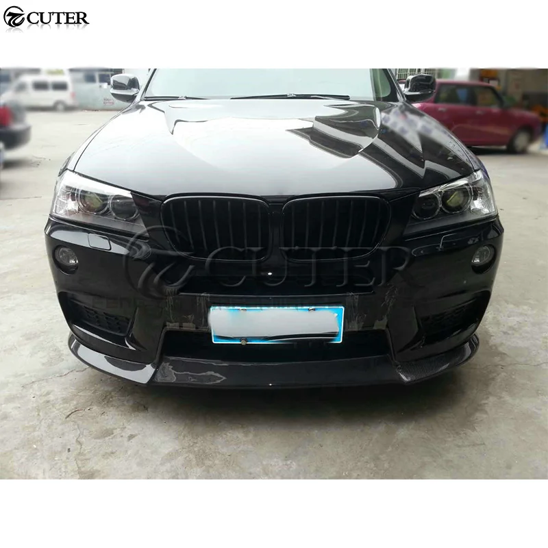 Передний бампер F25 X3 MT из углеродного волокна задний спойлер для BMW 13 16